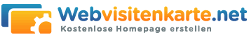 Webvisitenkarte.net - Kostenlose Homepage erstellen