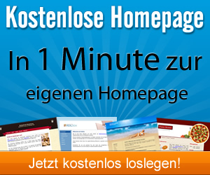 kostenlose Homepage erstellen